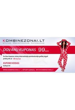 DOVANŲ KUPONAS 99Euro